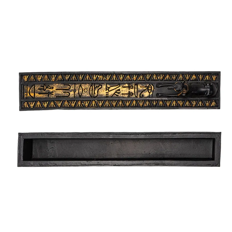 11.25" Anubis Stick Incense Burner Box