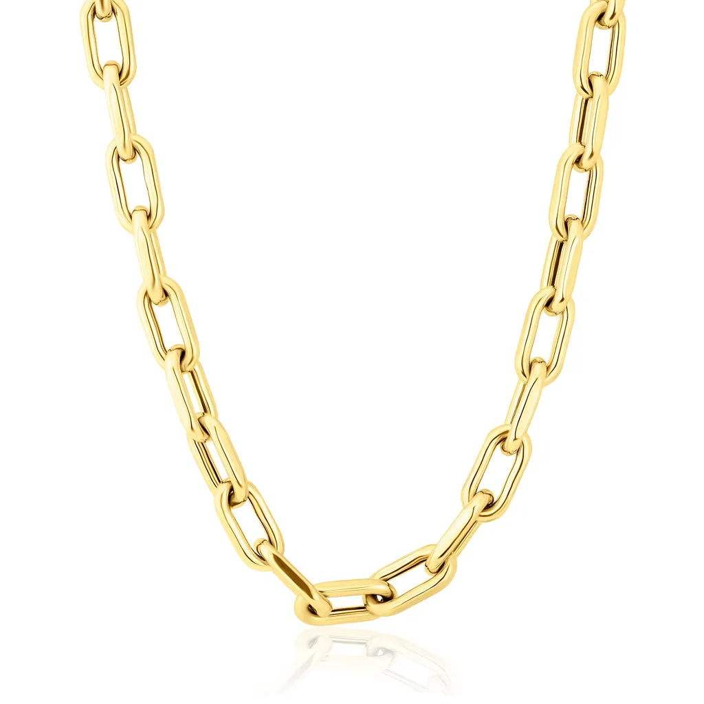 14KT Yellow Gold 16" Chain Link Luxe Lillian Necklace