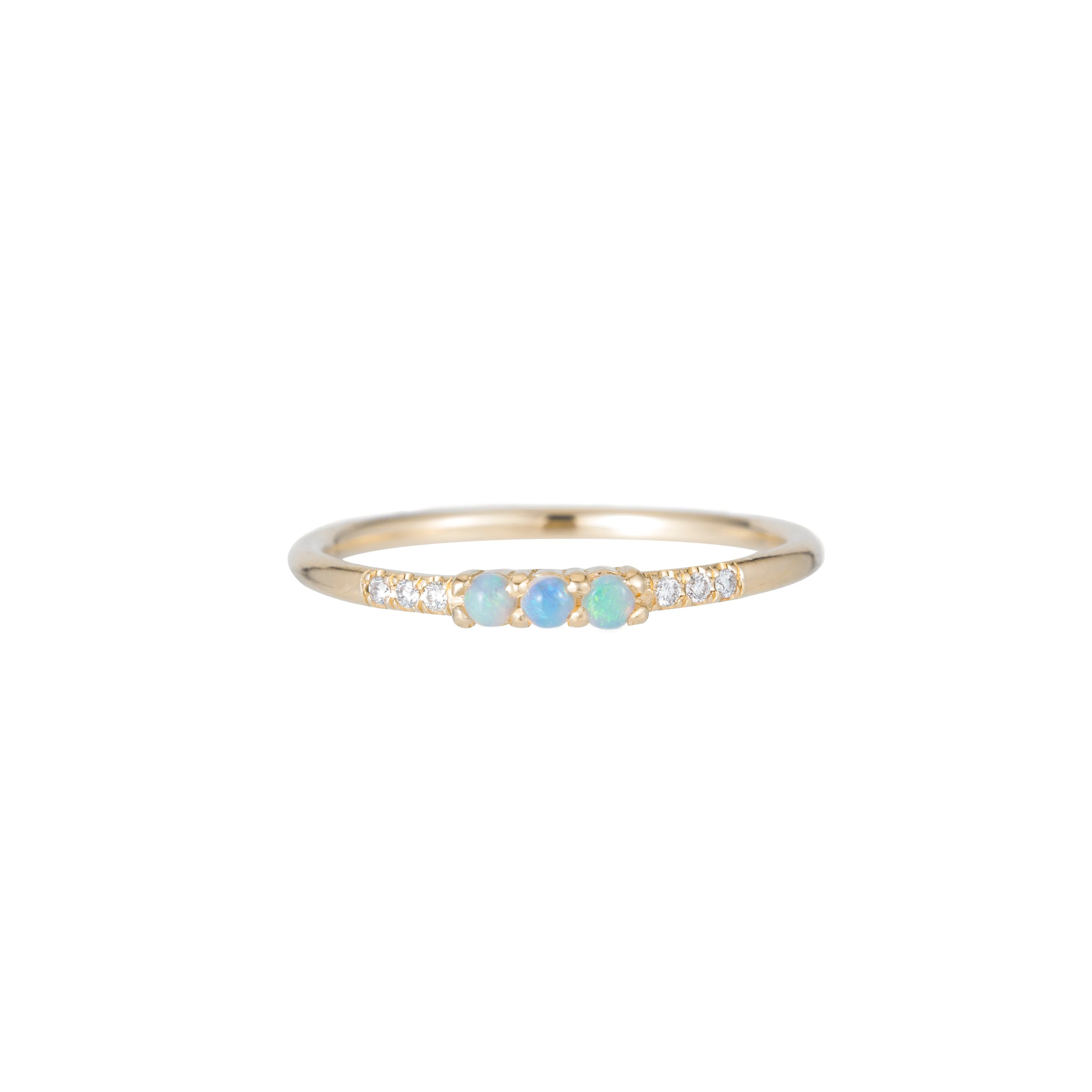 3 Opal Equilibrium Ring