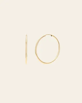 30mm Siena Hoops - 10k Gold