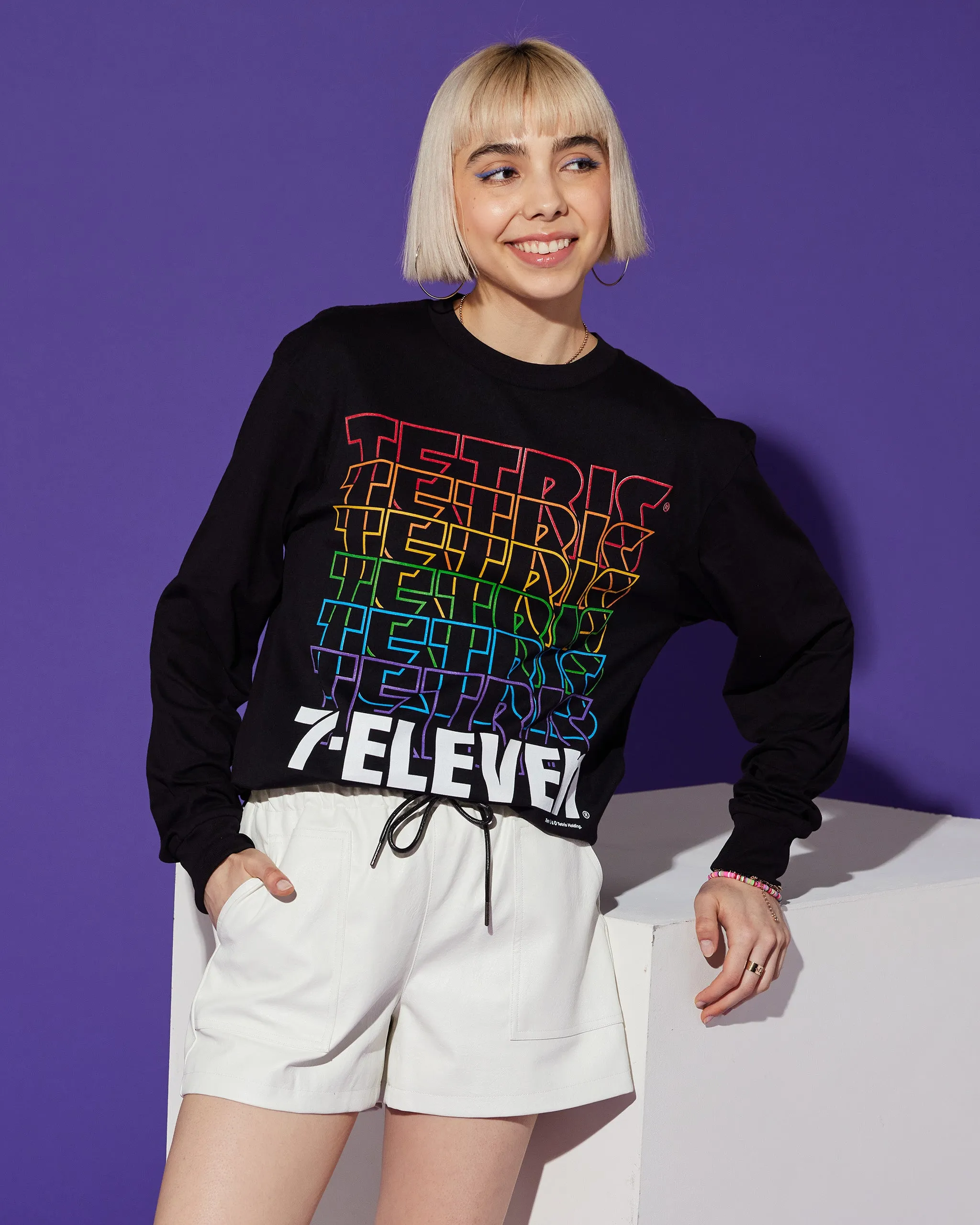 7-ELEVEn®   TETRIS® Color Play Long Sleeve Tee