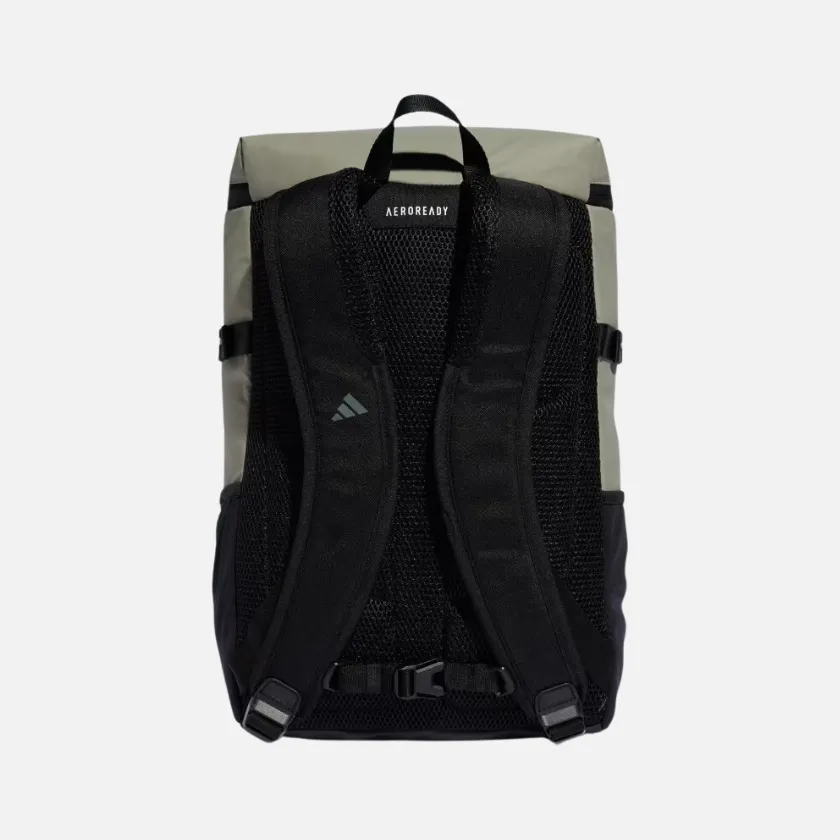 Adidas Hybrid Training Backpack -Silver Pebble/Black/Grey Three