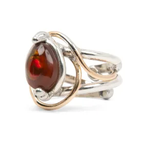 Agate, Fire - Ring