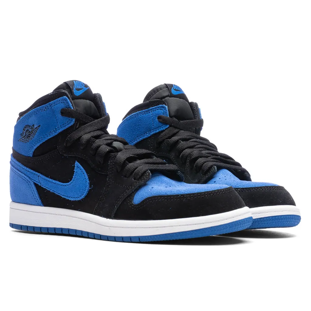 Air Jordan 1 Retro High OG (PS) 'Royal Reimagined' - Black/Royal Blue/White