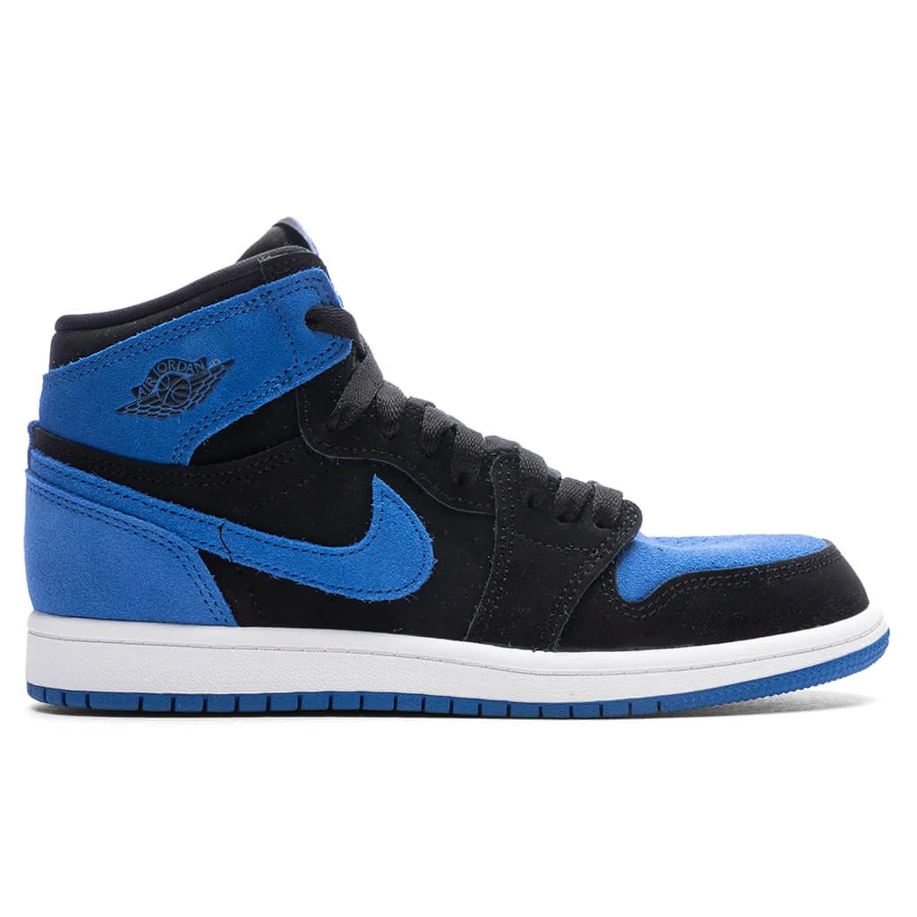 Air Jordan 1 Retro High OG (PS) 'Royal Reimagined' - Black/Royal Blue/White