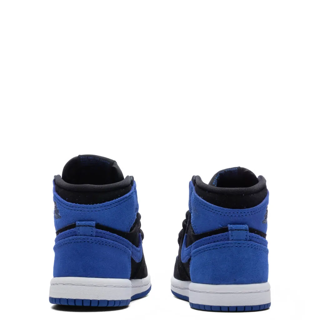 Air Jordan 1 Retro High OG (TD) 'Royal Reimagined' - Black/Royal Blue/White