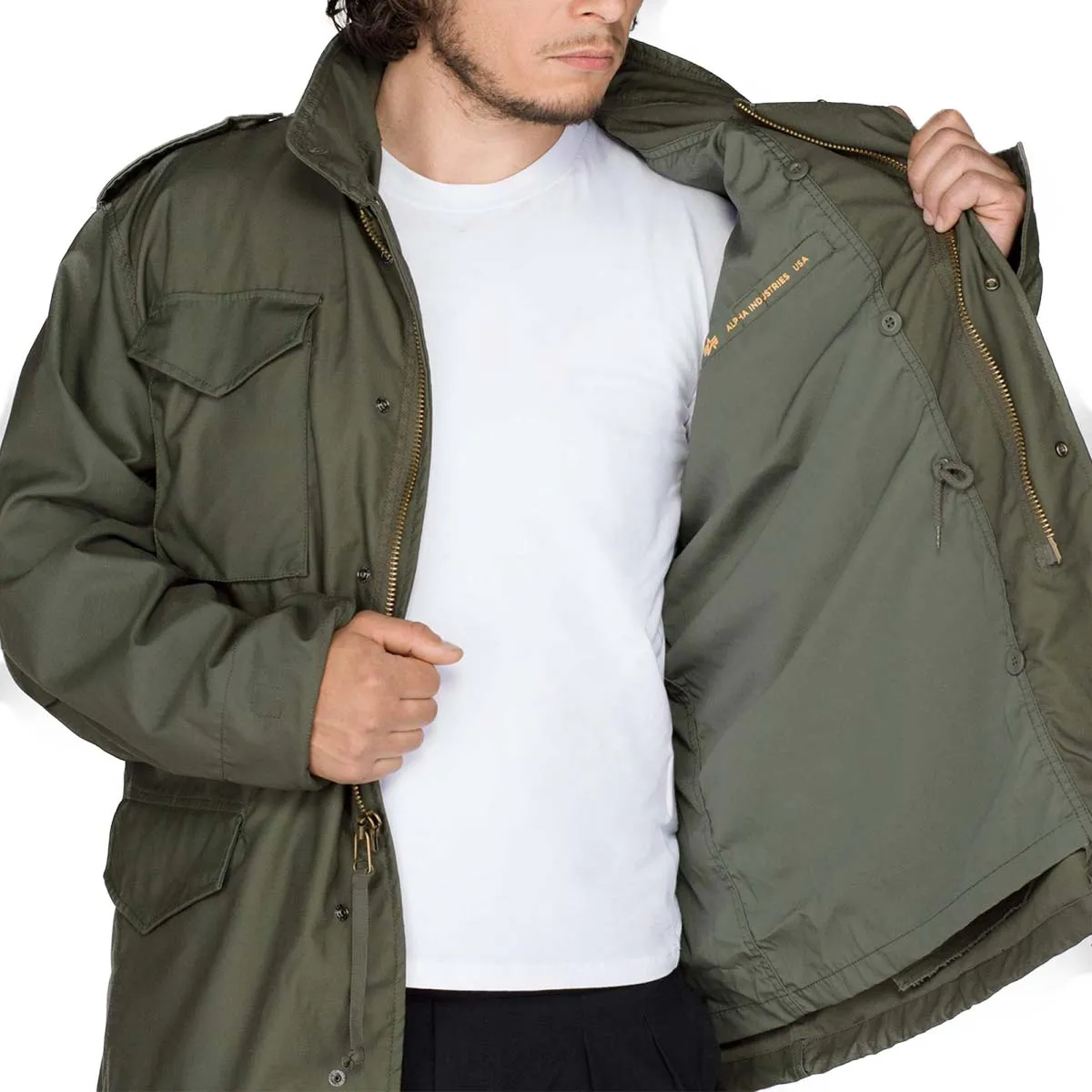 Alpha Industries M-65 Field Jacket Olive Green