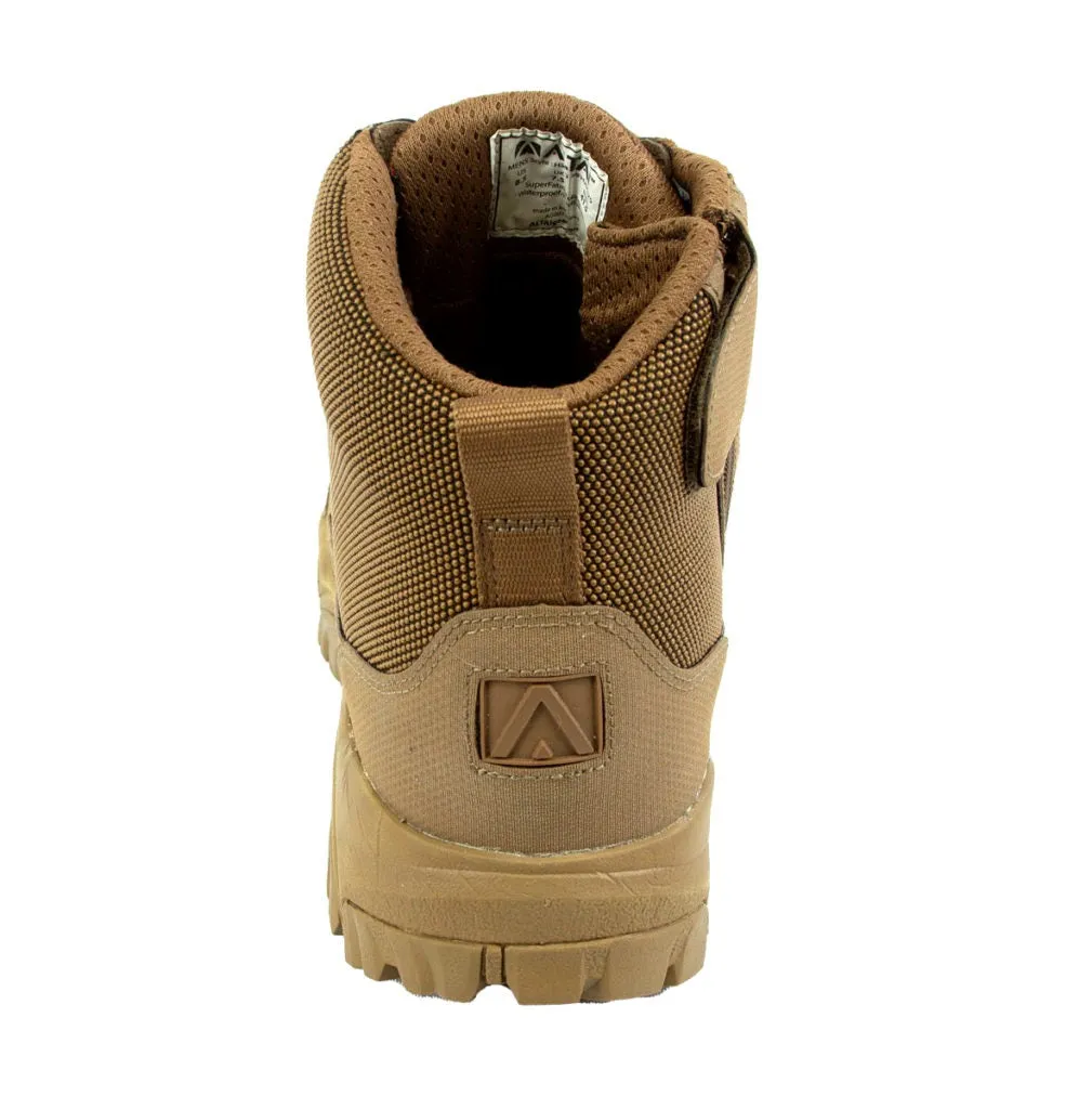 ALTAI Brown Hiking Waterproof Side Zip 6" Boots (MFH200-ZS)