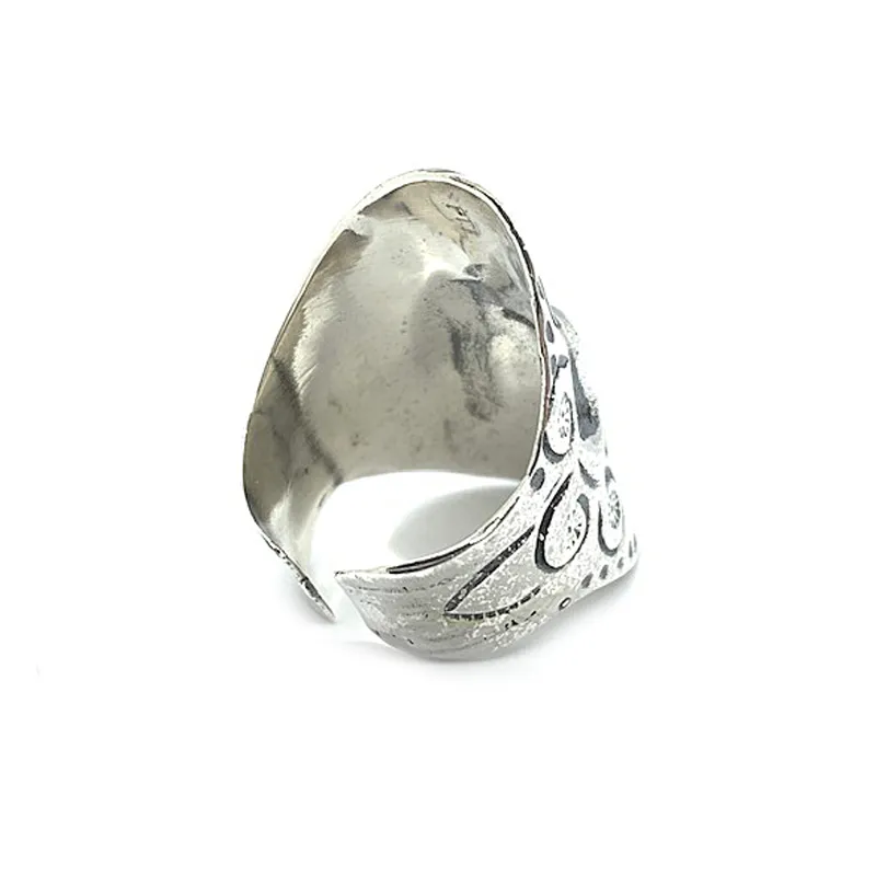 Anakin Elephant Boho Silver Ring