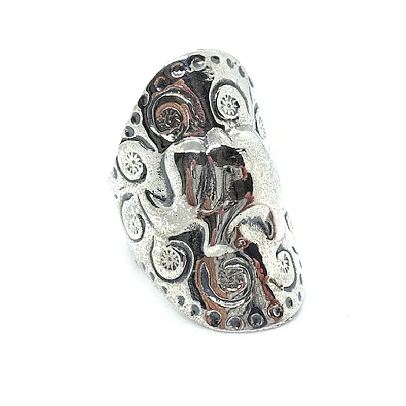 Anakin Elephant Boho Silver Ring