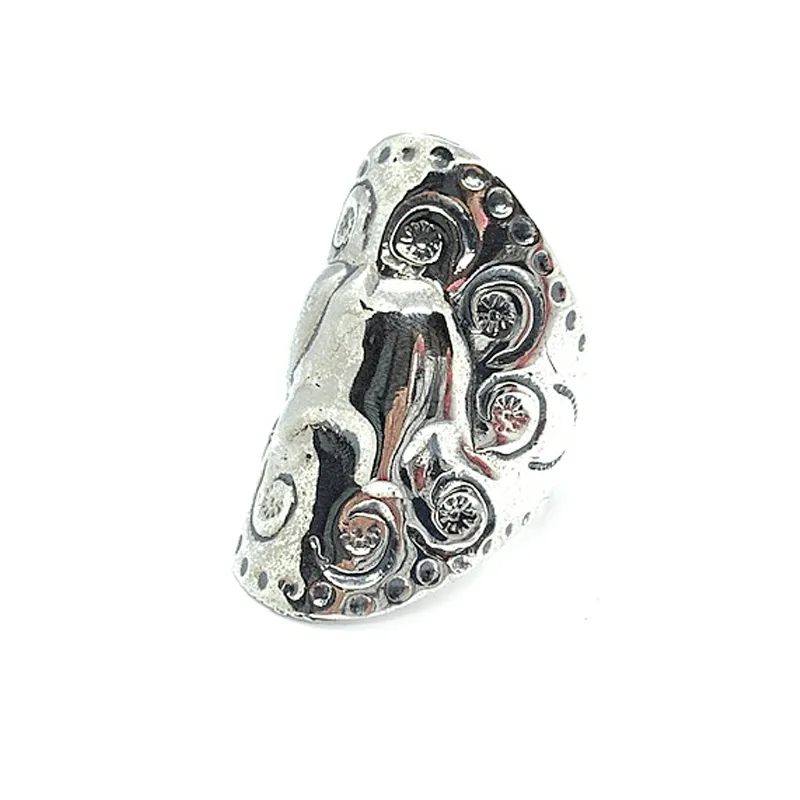 Anakin Elephant Boho Silver Ring