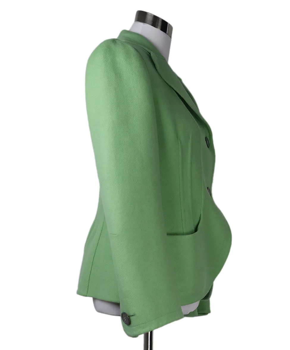 Armani Green Cashmere Jacket sz 12