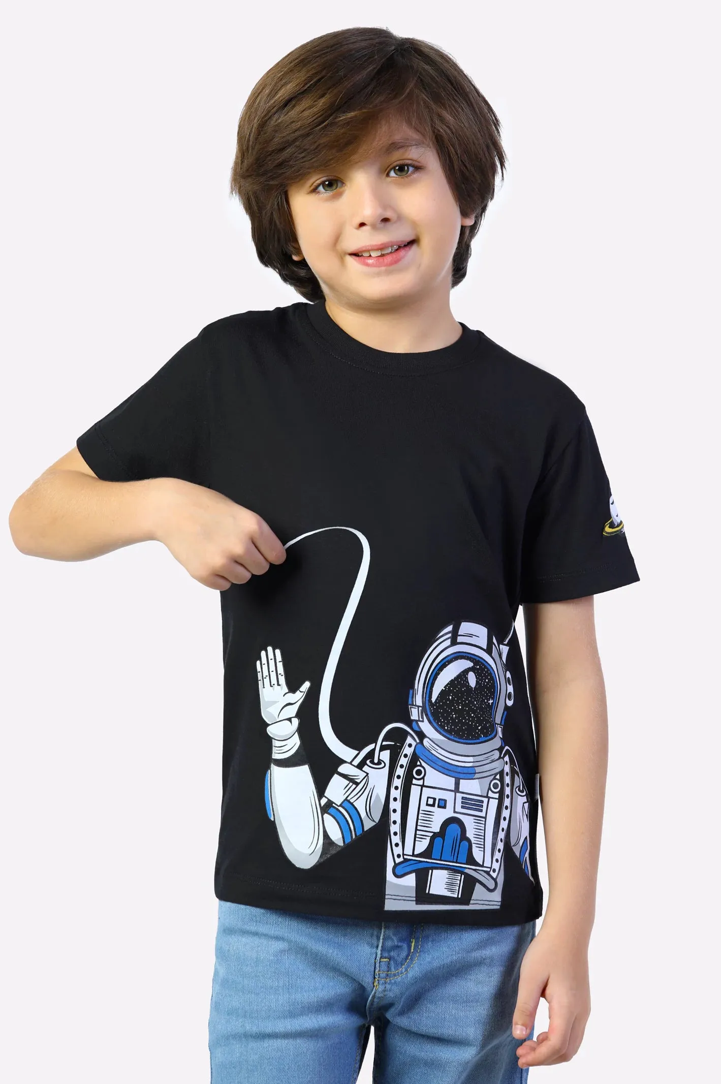 Astronaut Graphic Print T-Shirt