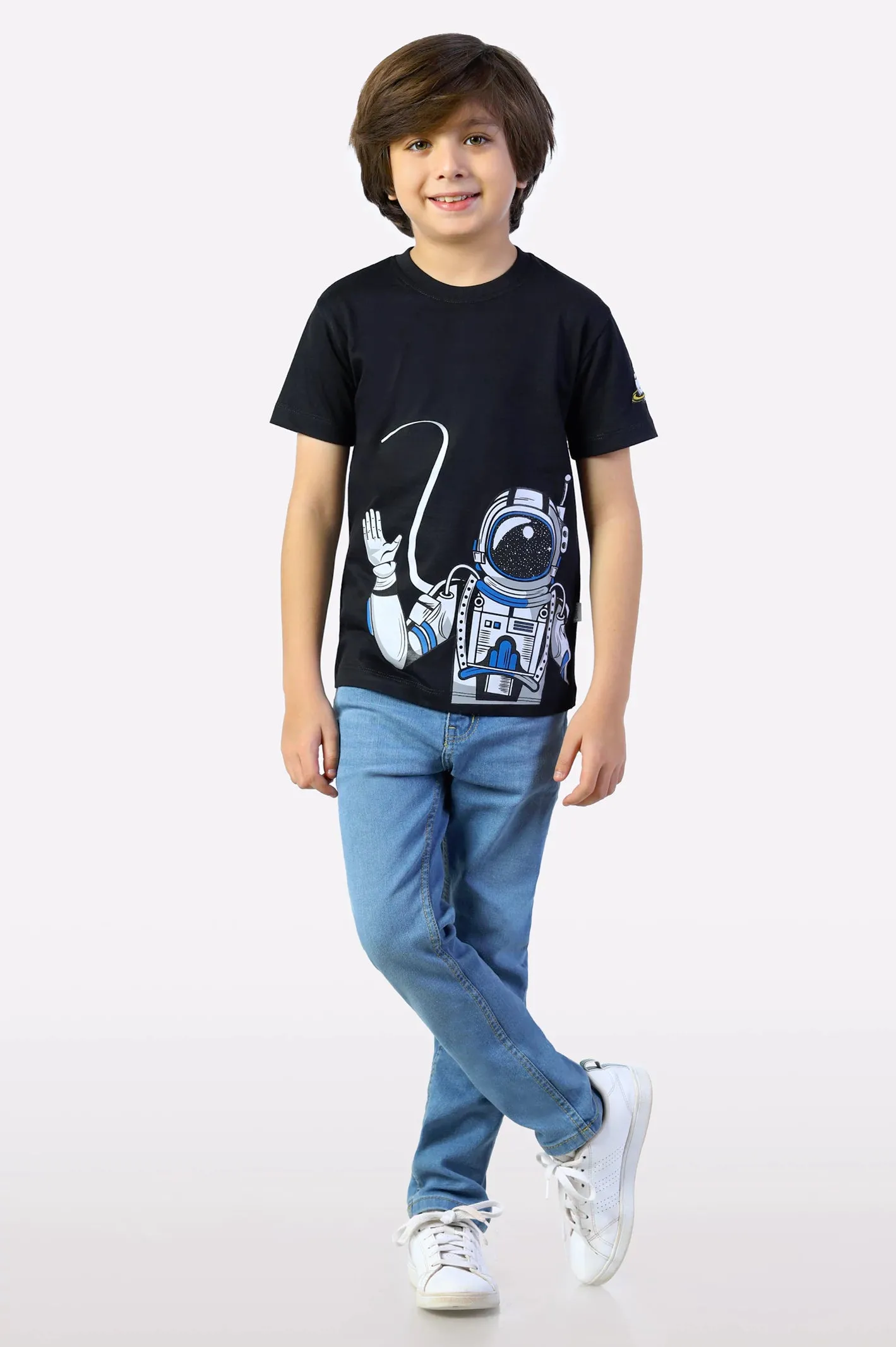 Astronaut Graphic Print T-Shirt