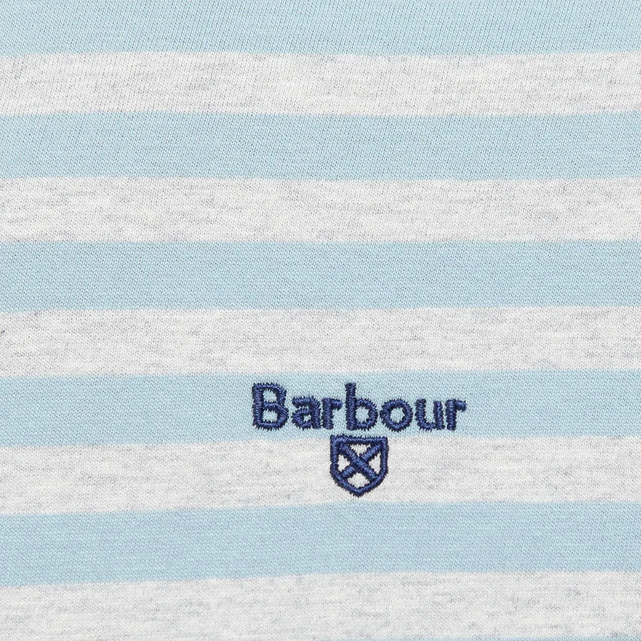 Barbour Quay Stripe Tee Powder Blue