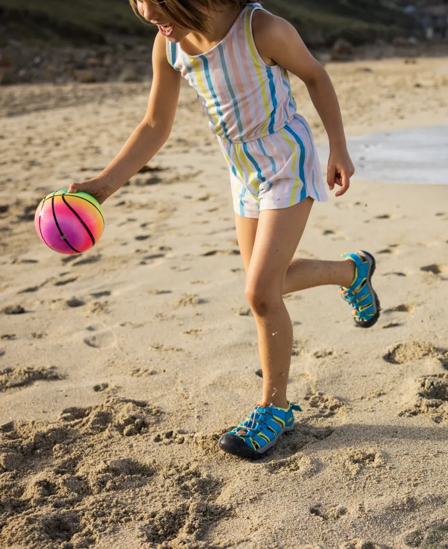 Big Kids' Newport Boundless Sandal  |  Blue Atoll/Daiquiri Green