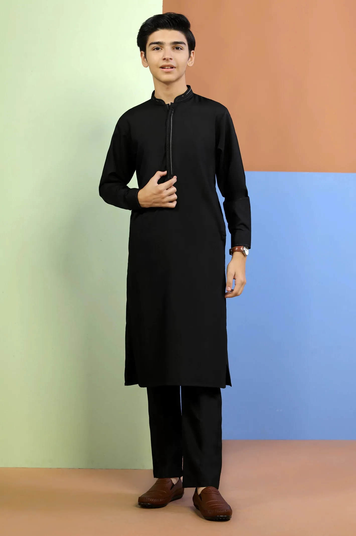 Black Boys Kurta Pajama