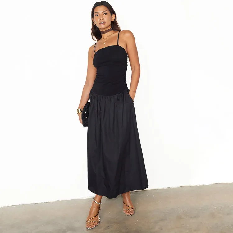 Black Lola Mid-axi Dress