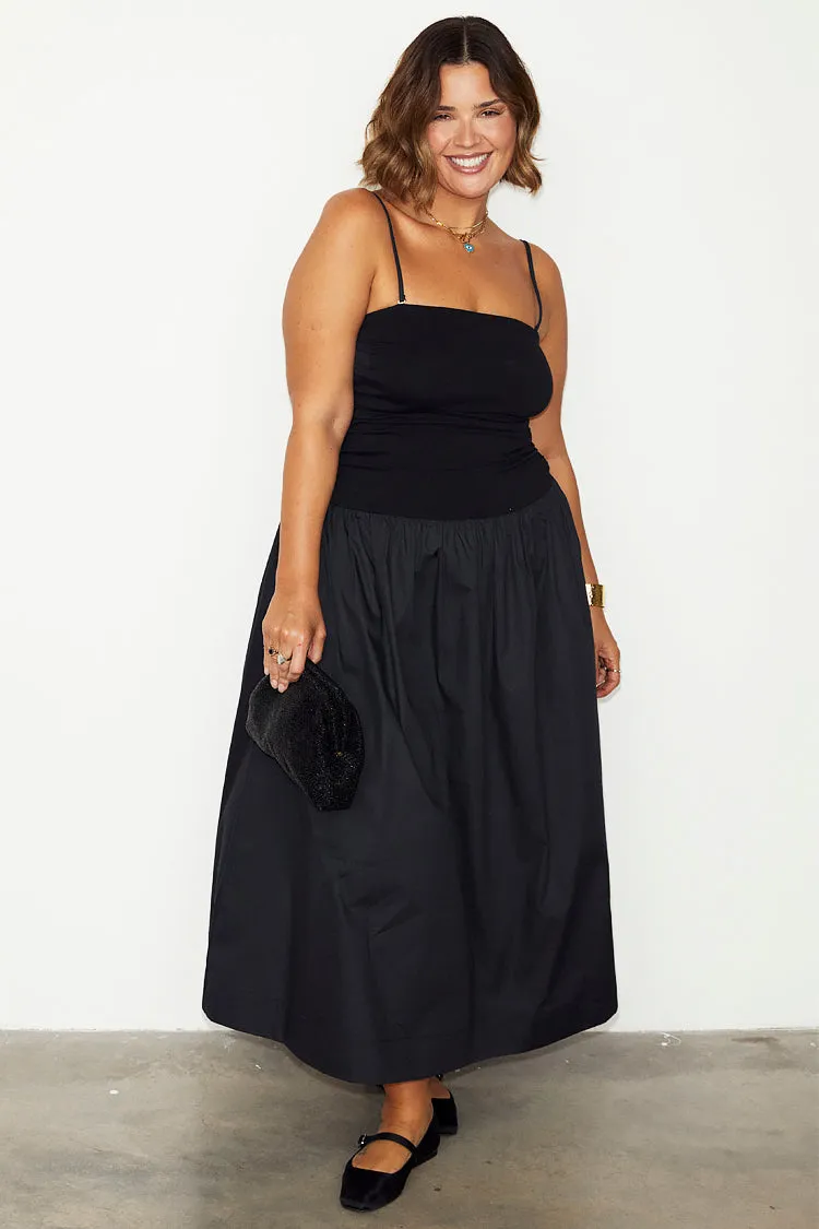 Black Lola Mid-axi Dress