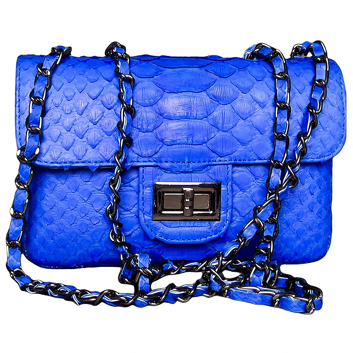 Blue Flap Bag SMALL