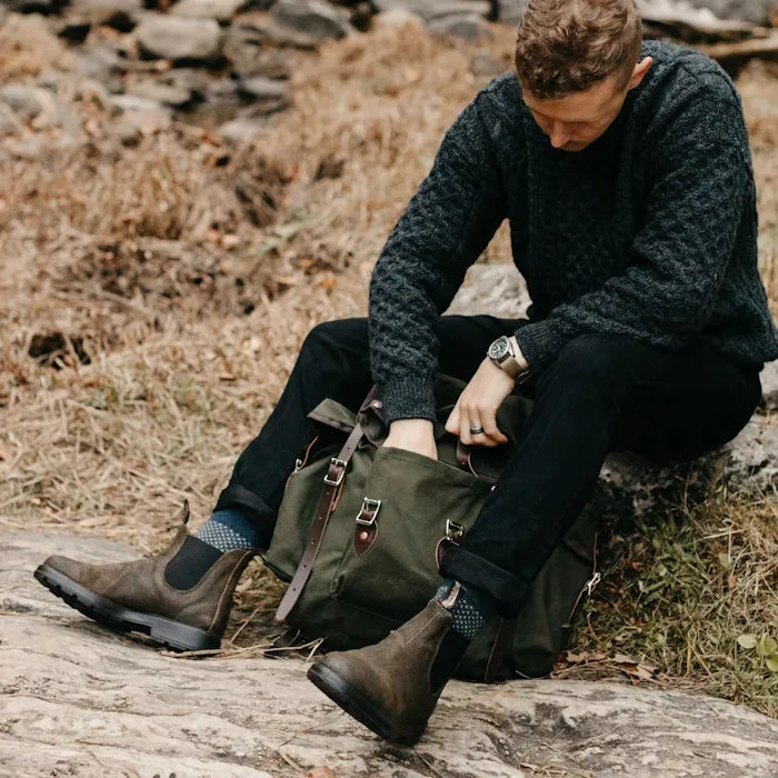 Blundstone 1615 Chelsea Suede Boot  Dark Olive Green