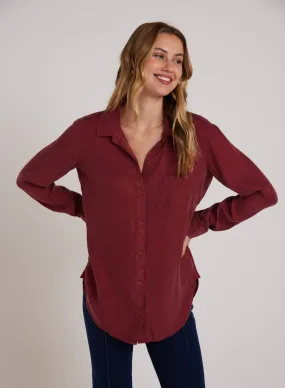 Boyfriend Shirt - Sweet Merlot