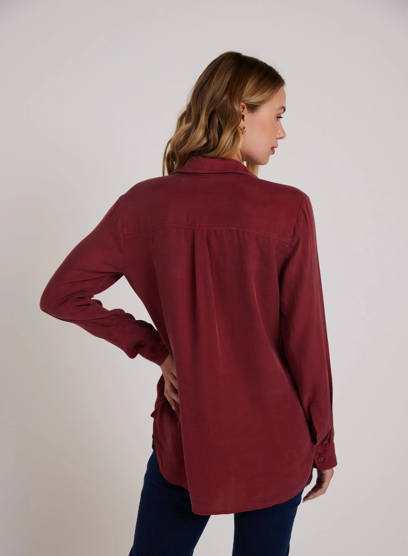 Boyfriend Shirt - Sweet Merlot