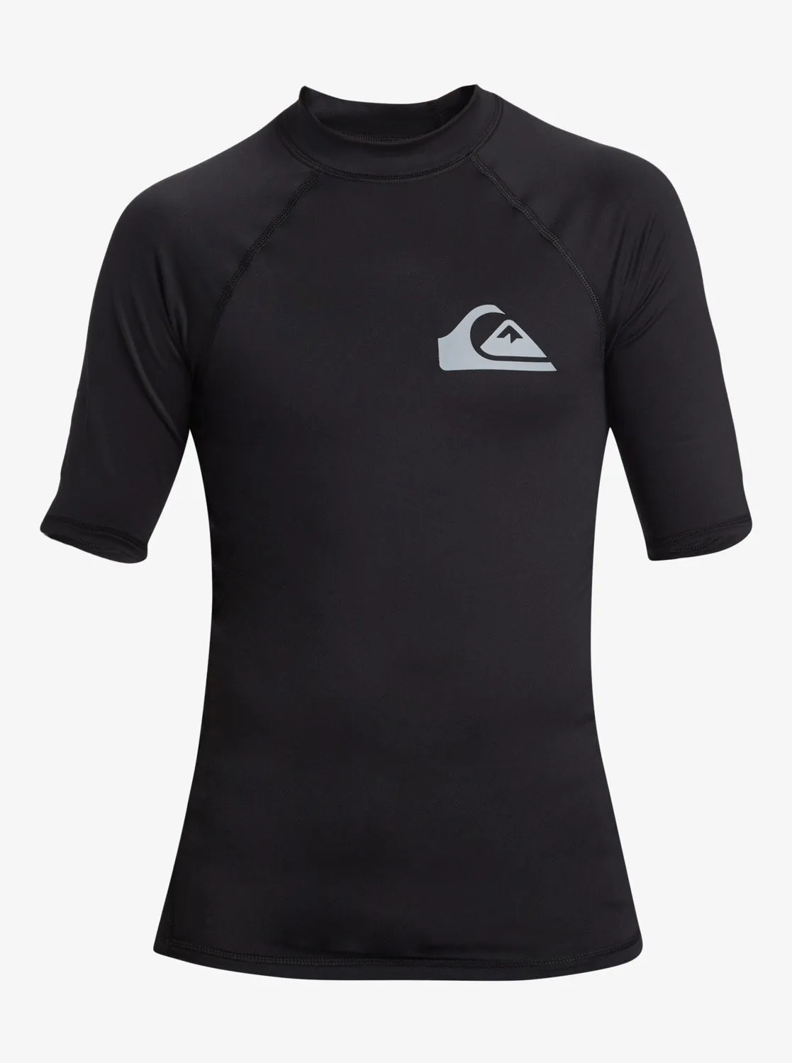 Boys 8-16 Everyday UPF 50 Short Sleeve Rashguard - Black