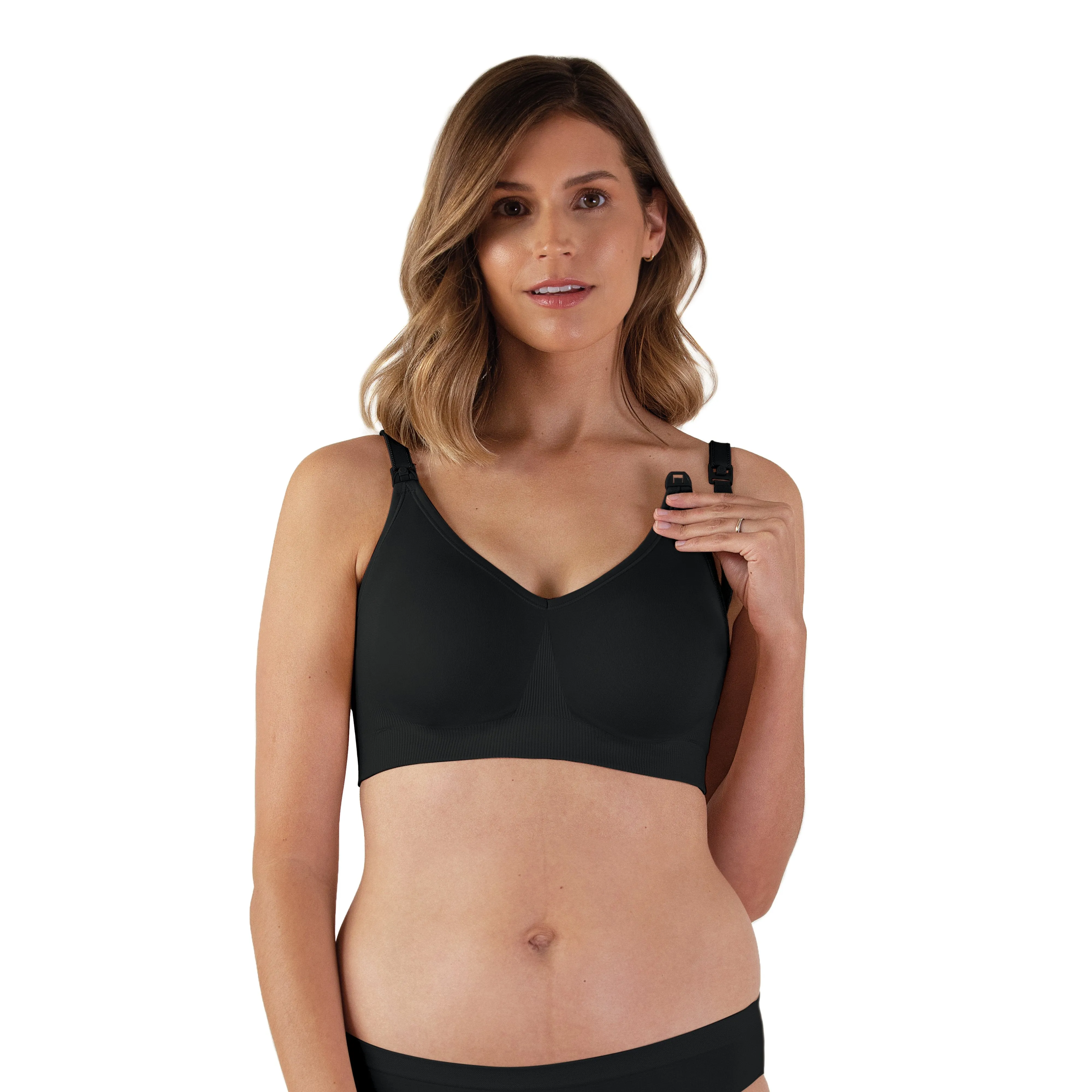 Bravado Designs Body Silk Seamless Sustainable Nursing Bra - Black