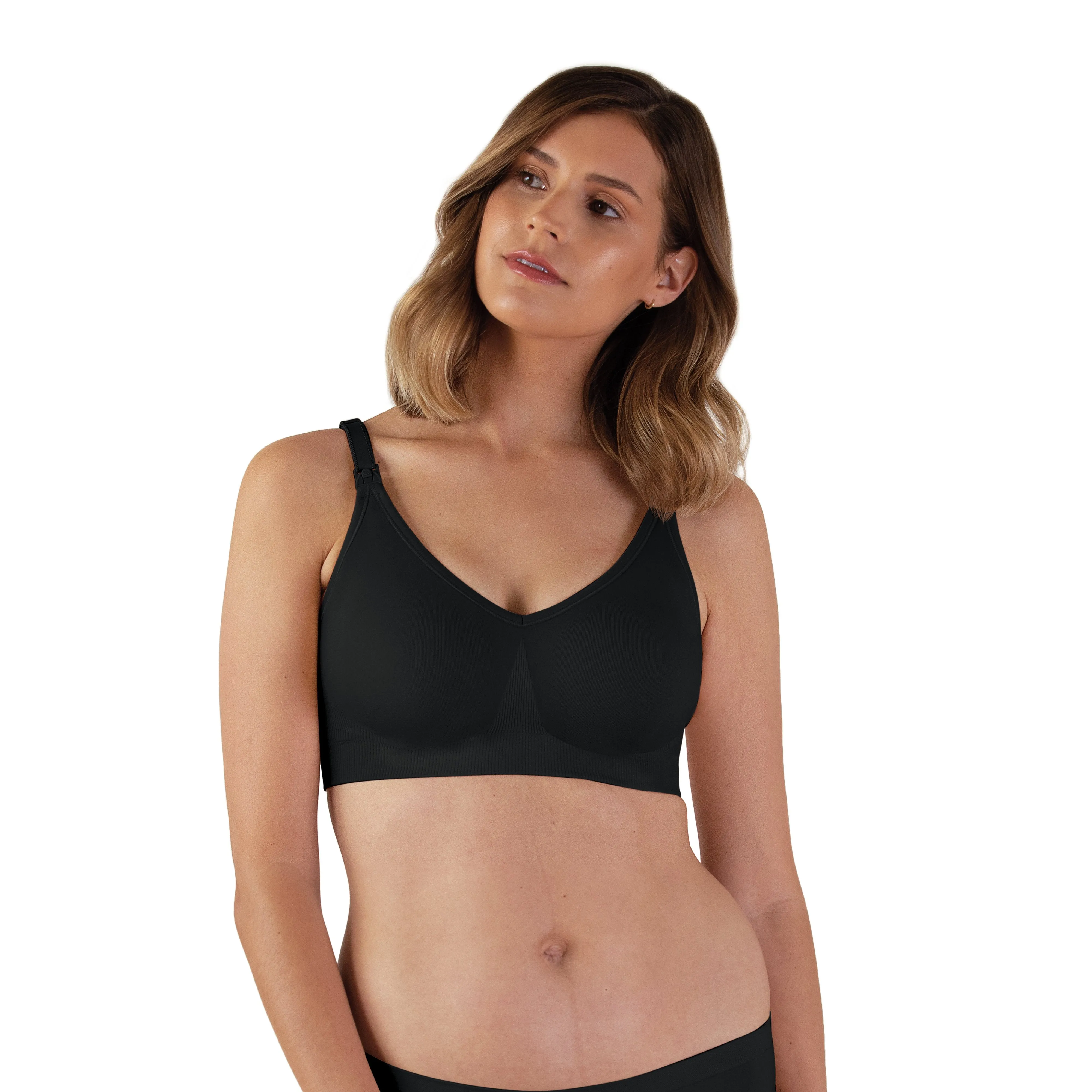 Bravado Designs Body Silk Seamless Sustainable Nursing Bra - Black