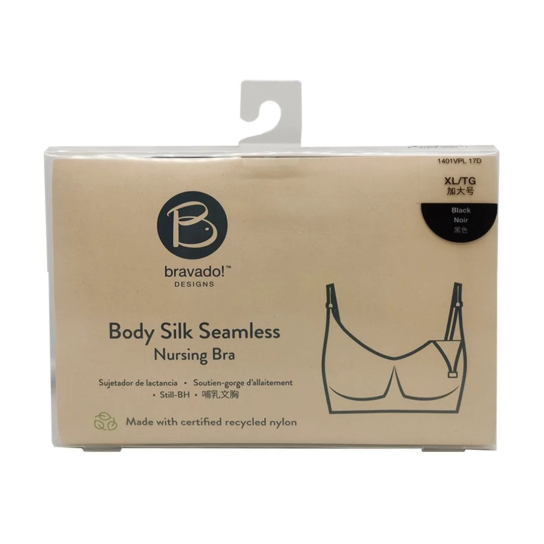 Bravado Designs Body Silk Seamless Sustainable Nursing Bra - Black