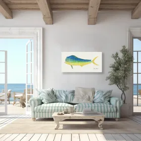 Bull Dorado/ Mahi Canvas Print