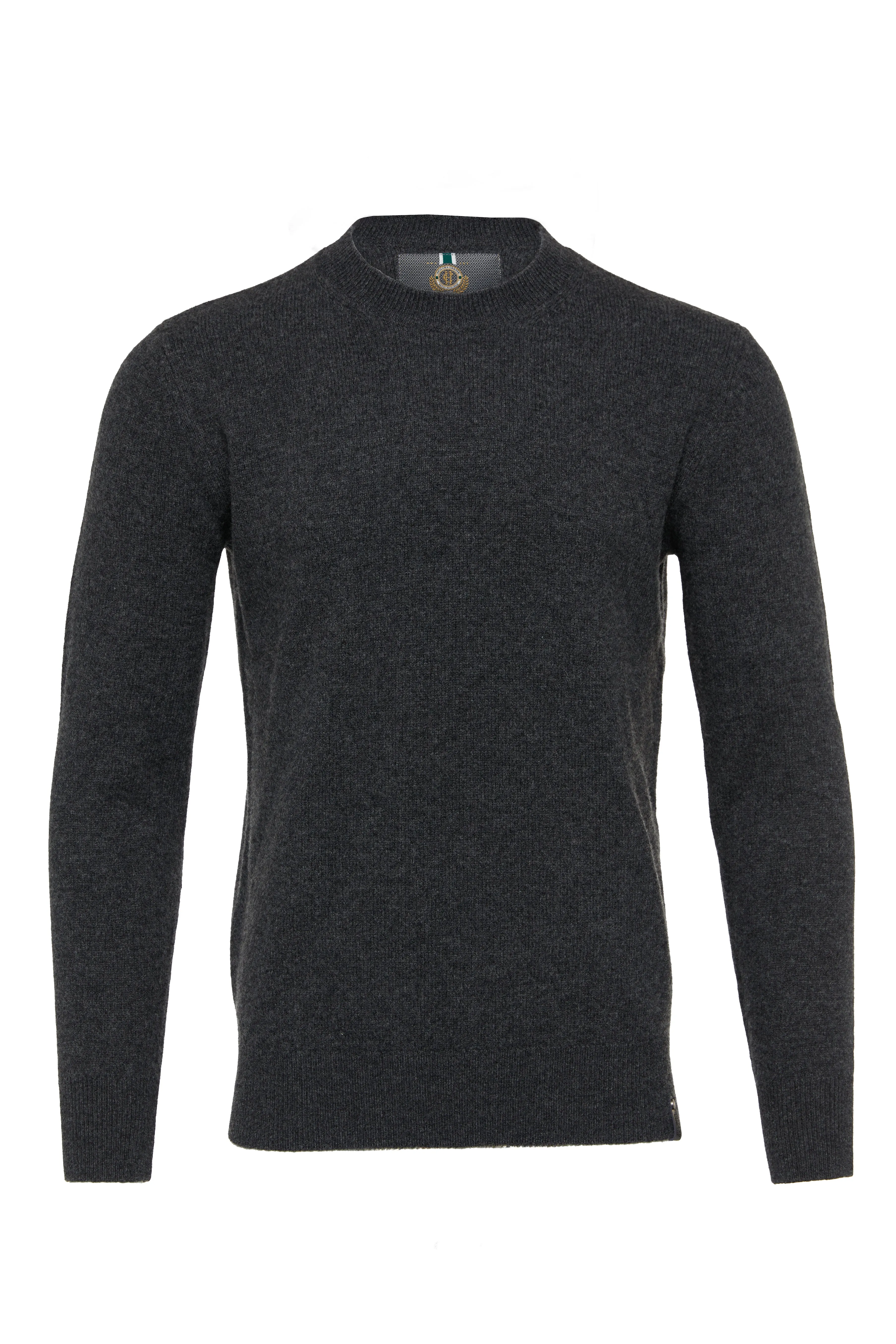 Byron Crew Neck Knit (Charcoal)