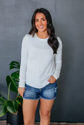 Calla Long Sleeve Top - Ivory