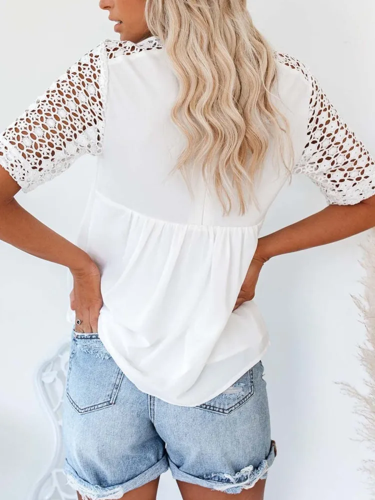 Carrie Cutout  Blouse