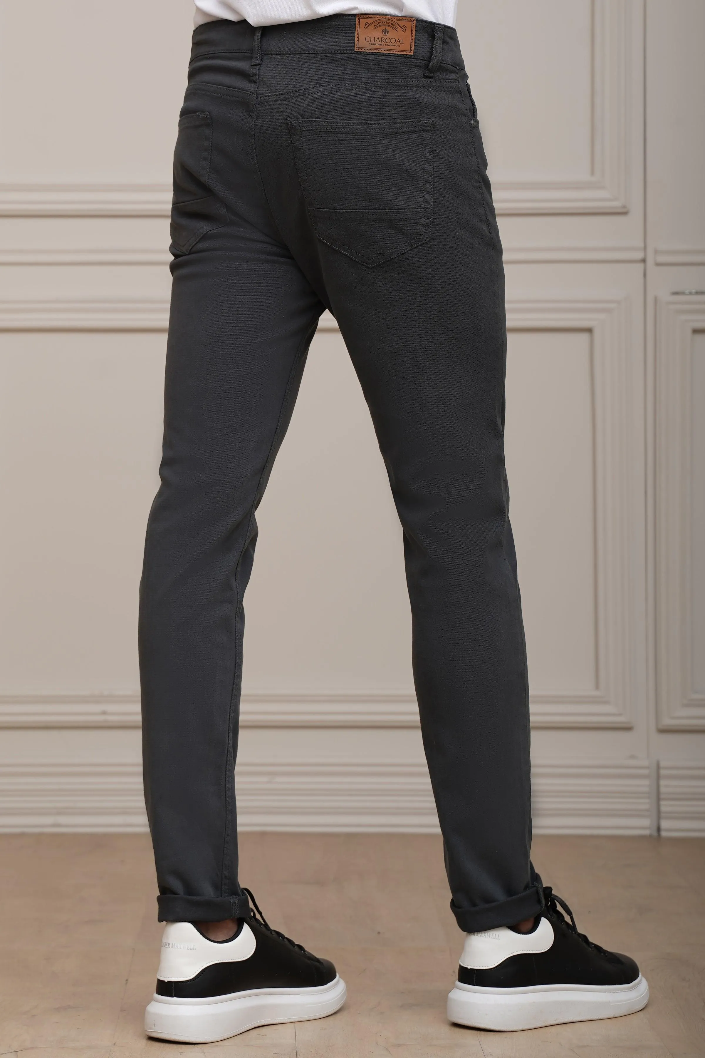 CASUAL PANT 5 POCKET DARK GREY