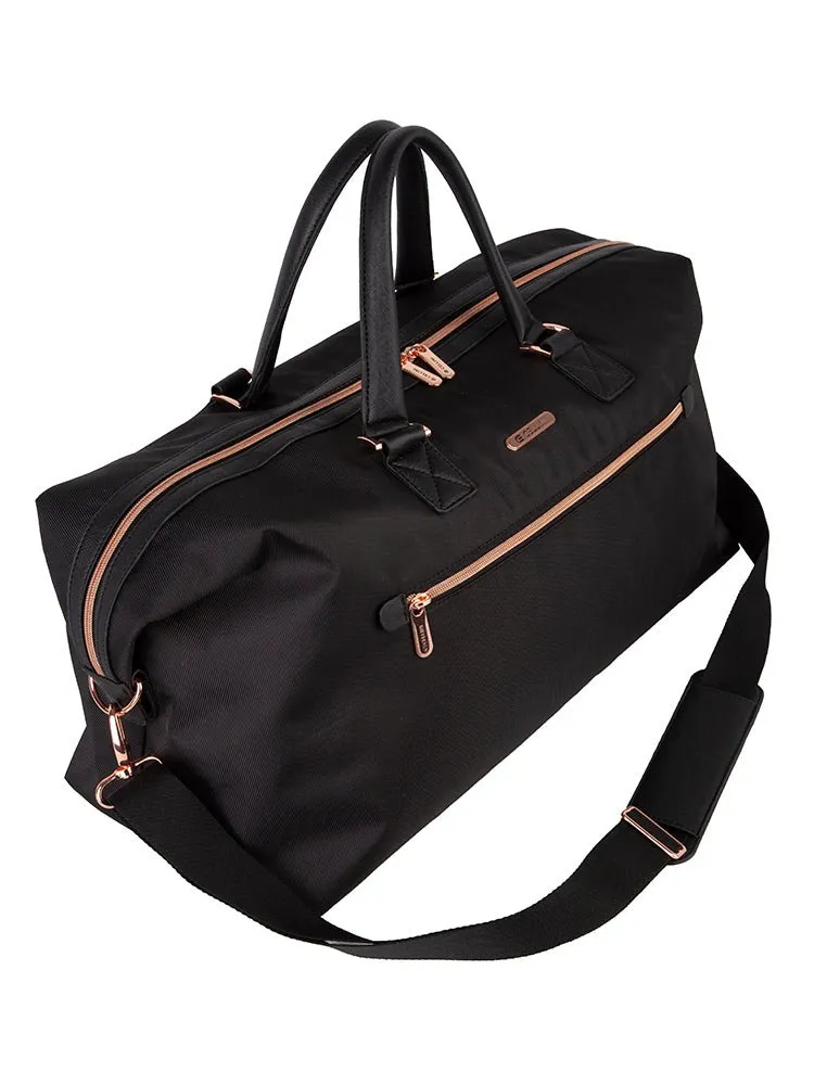 Cellini Allure Ladies Weekender Duffle | Silk Black