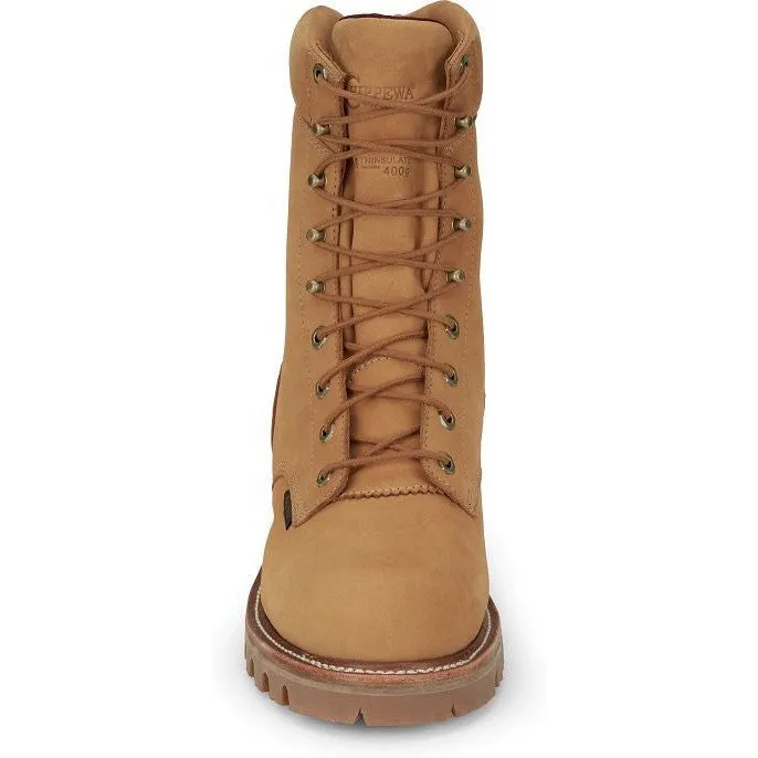 Chippewa Men's Super Dna 9 WP Steel Toe Work Boot -Wheat- 59417