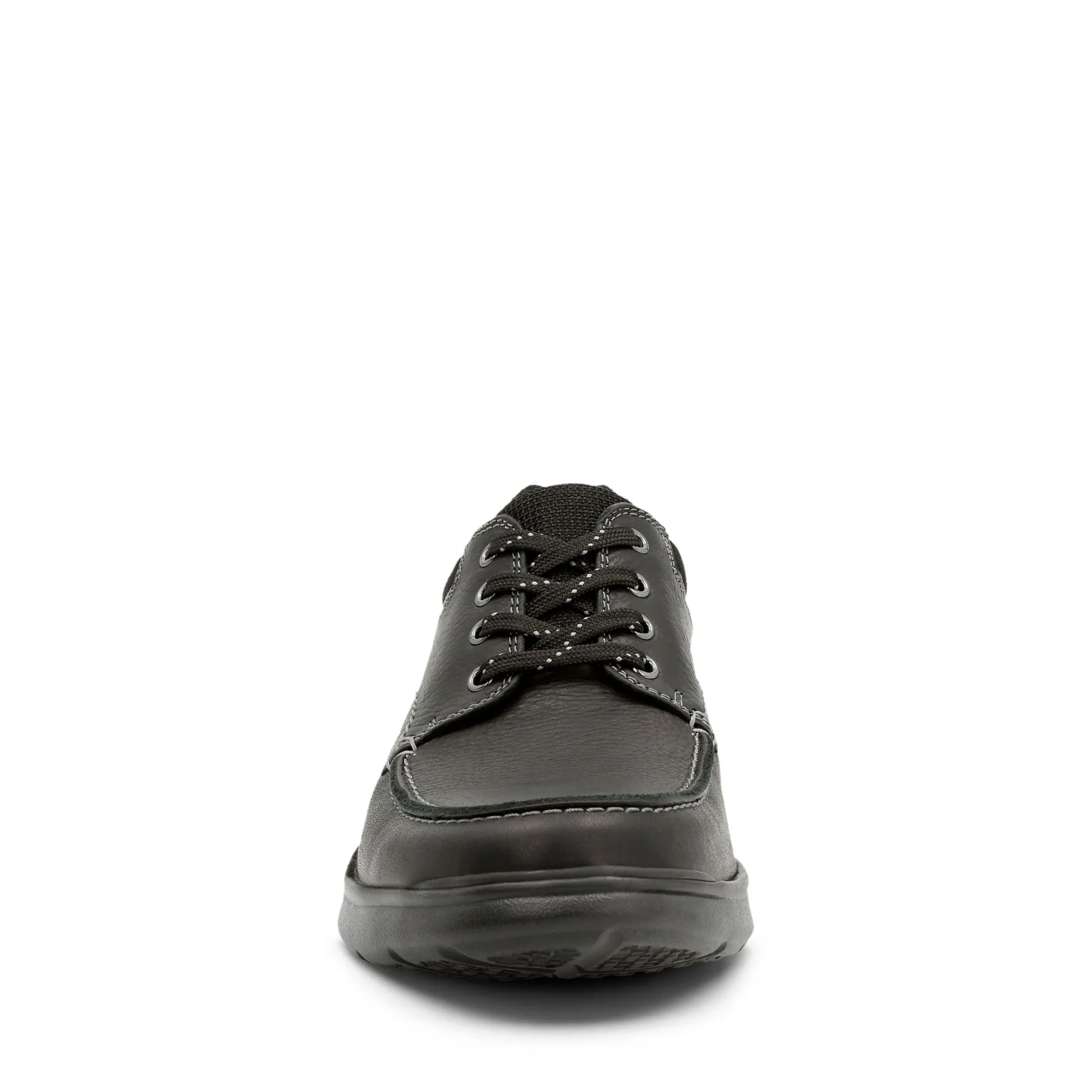 Clarks Cotrell Edge Black Oily Leather - Wide Width