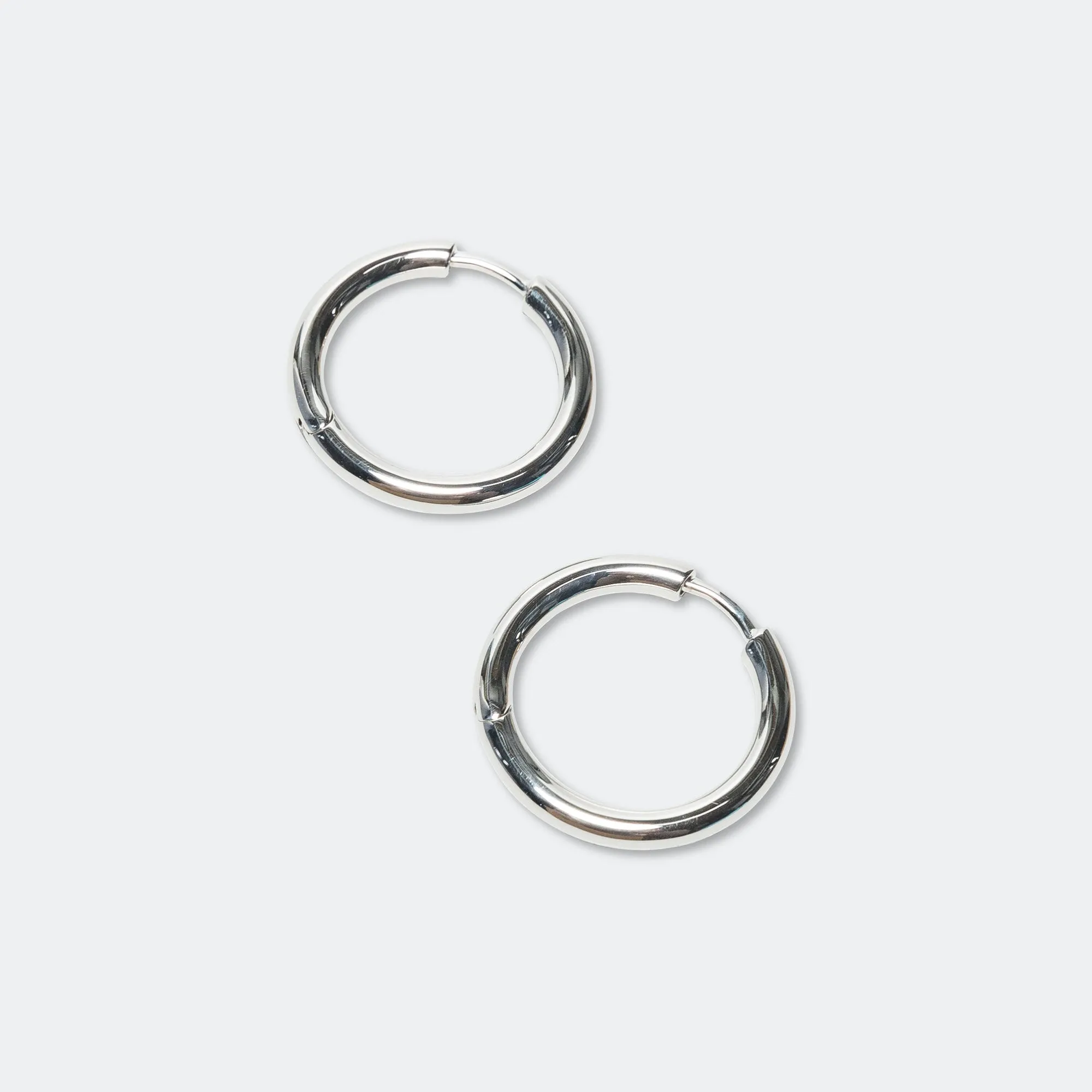 Classic Hoops Medium - 925 Silver