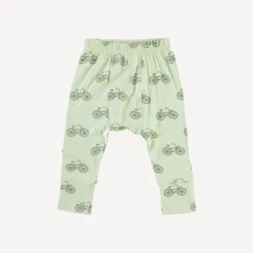 classic panda pant | green bike | bamboo