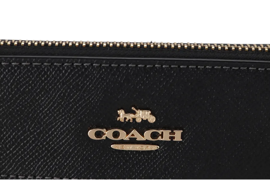 COACH SHOULDER BAG (H2241-CE871) BLACK LEATHER GOLD HARDWARE NO DUST COVER