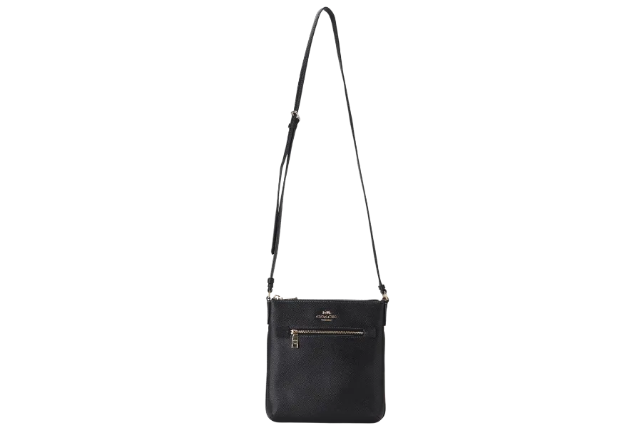 COACH SHOULDER BAG (H2241-CE871) BLACK LEATHER GOLD HARDWARE NO DUST COVER