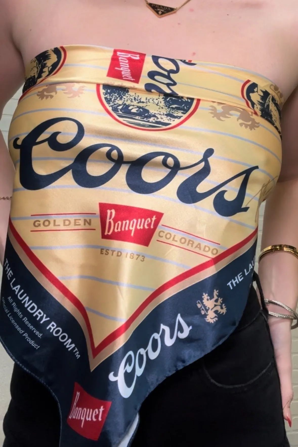 Coors Heritage Bandana - Yellow