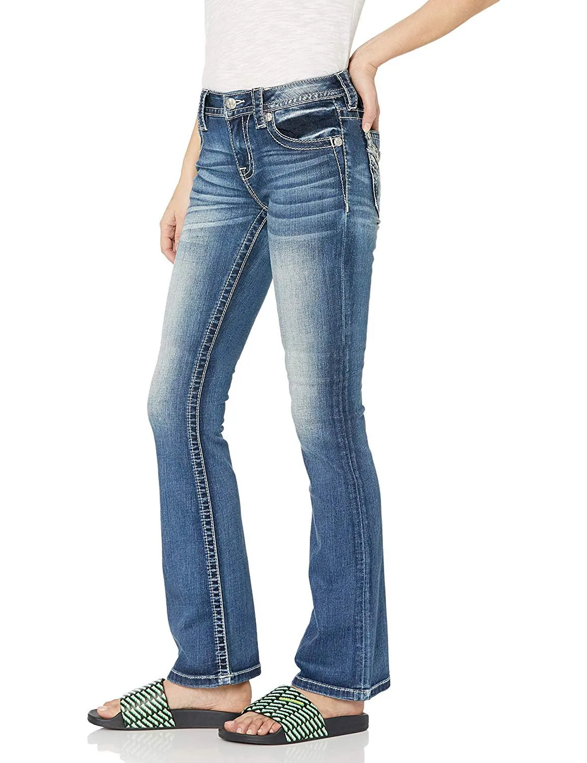 Cross My Mind Boot Cut Jeans