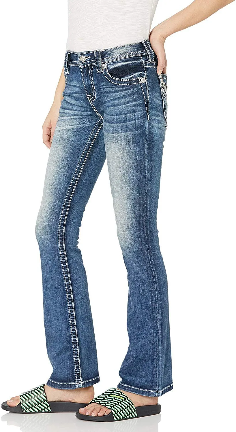 Cross My Mind Boot Cut Jeans