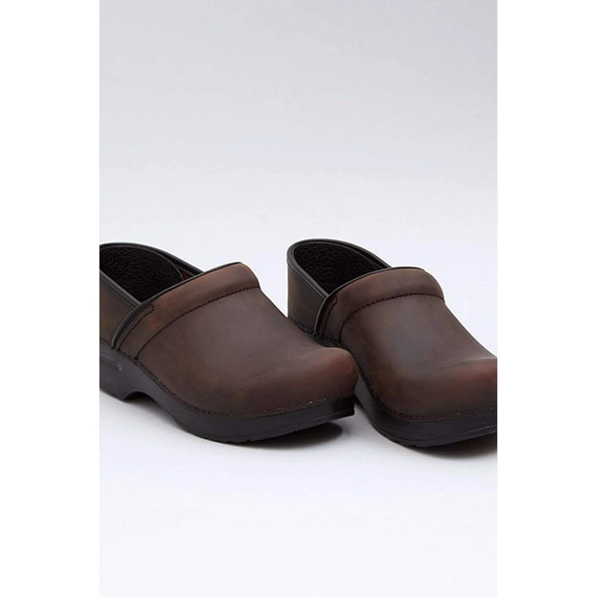 DANSKO Professional Brown Oiled Leather Clogs