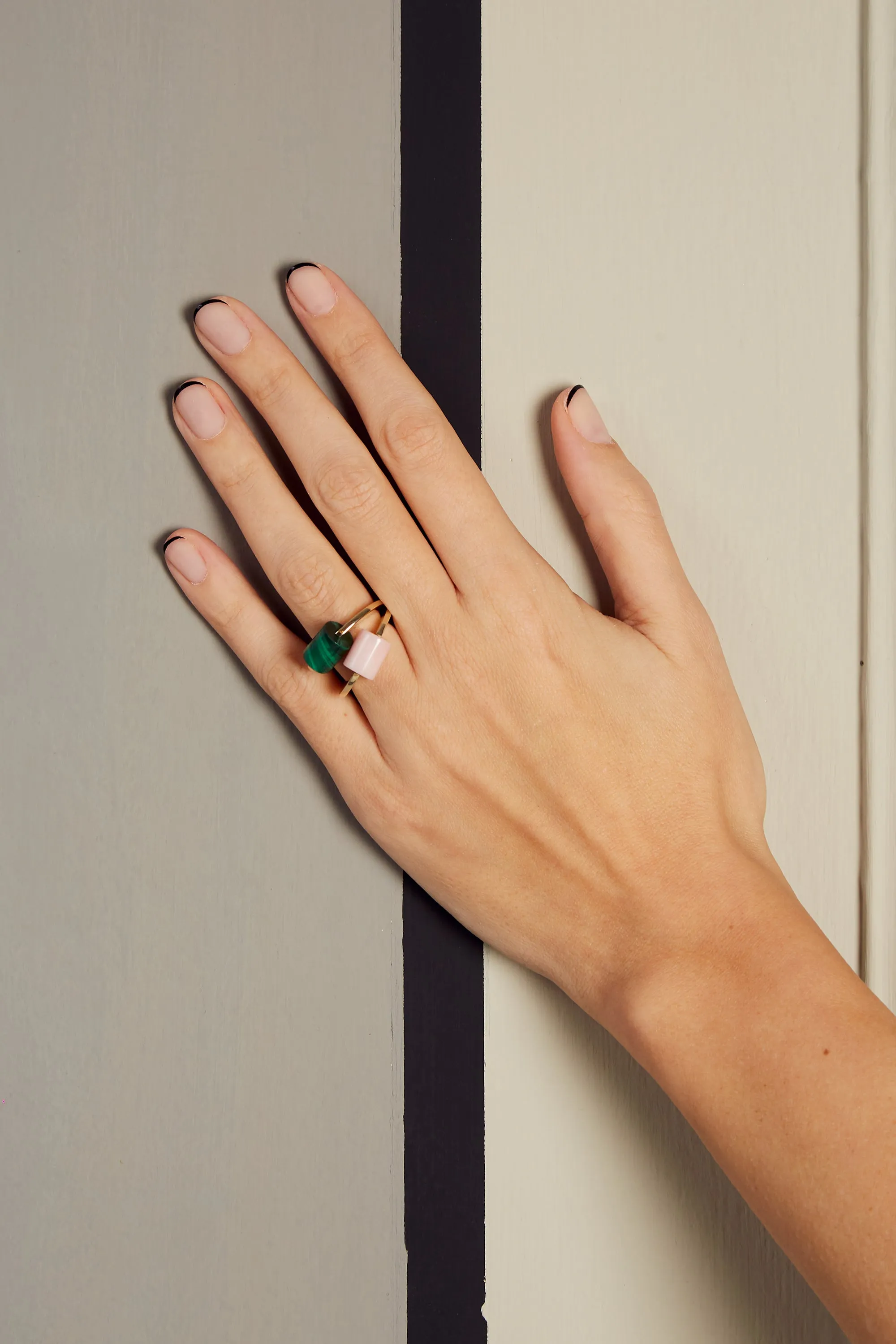 DECO CILINDRO MALACHITE RING