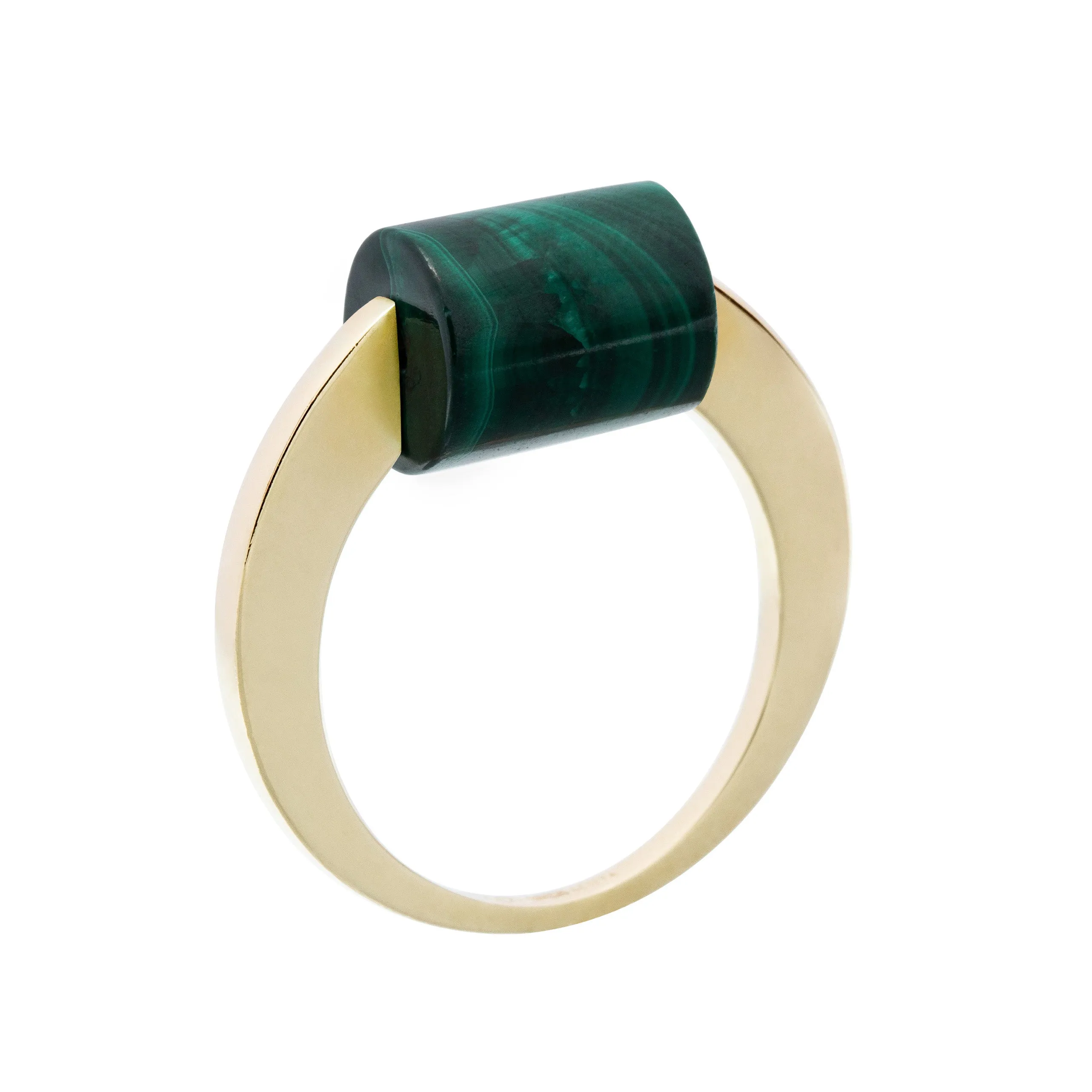 DECO CILINDRO MALACHITE RING