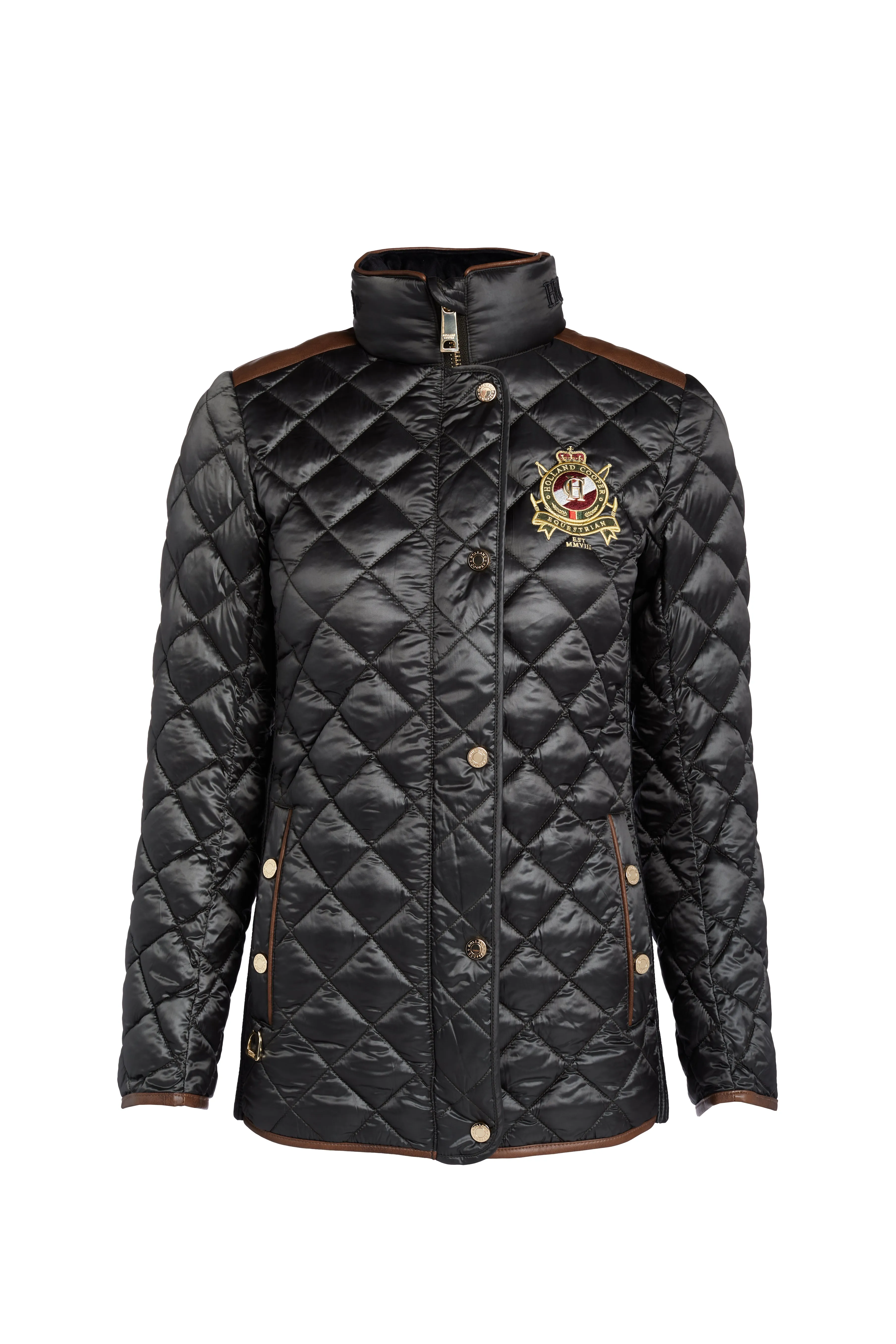 Diamond Quilt Classic Jacket (Khaki)